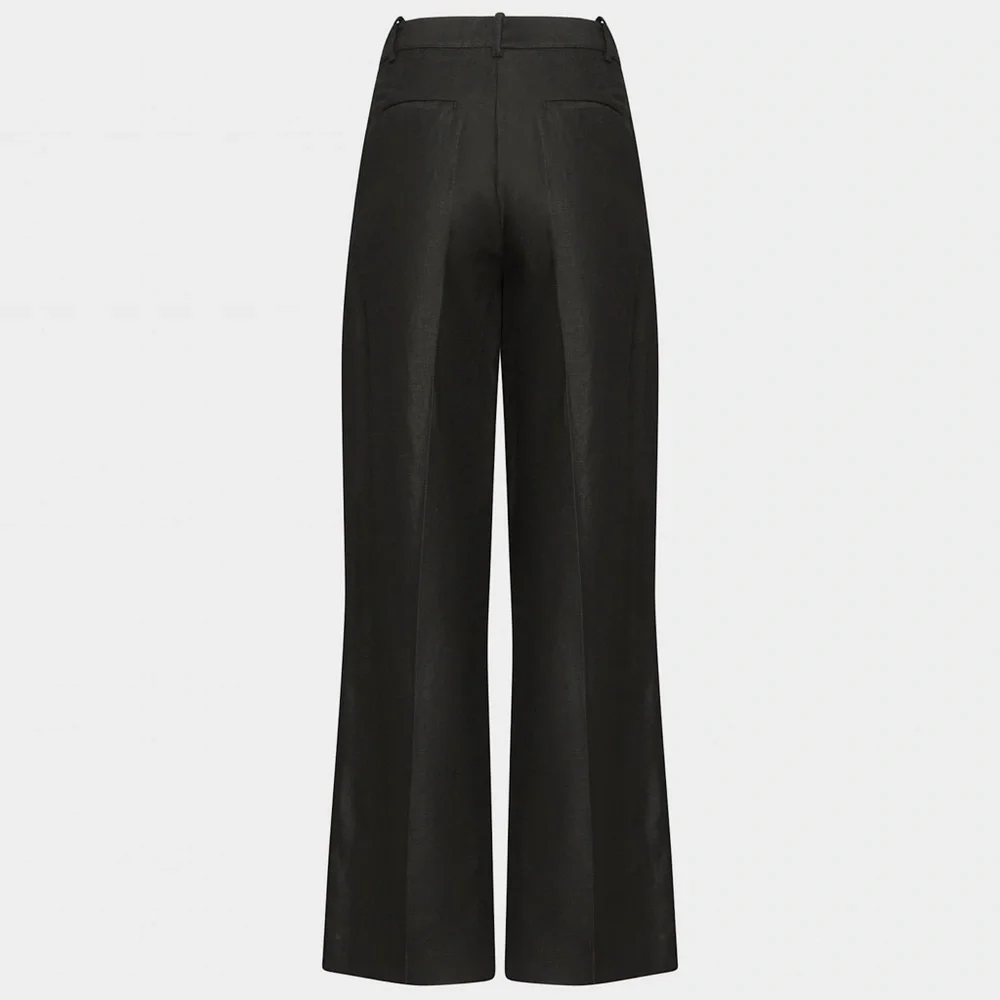 Aritzia x Wilfred The Effortless Pant- Linen High-waisted wide-leg linen pants